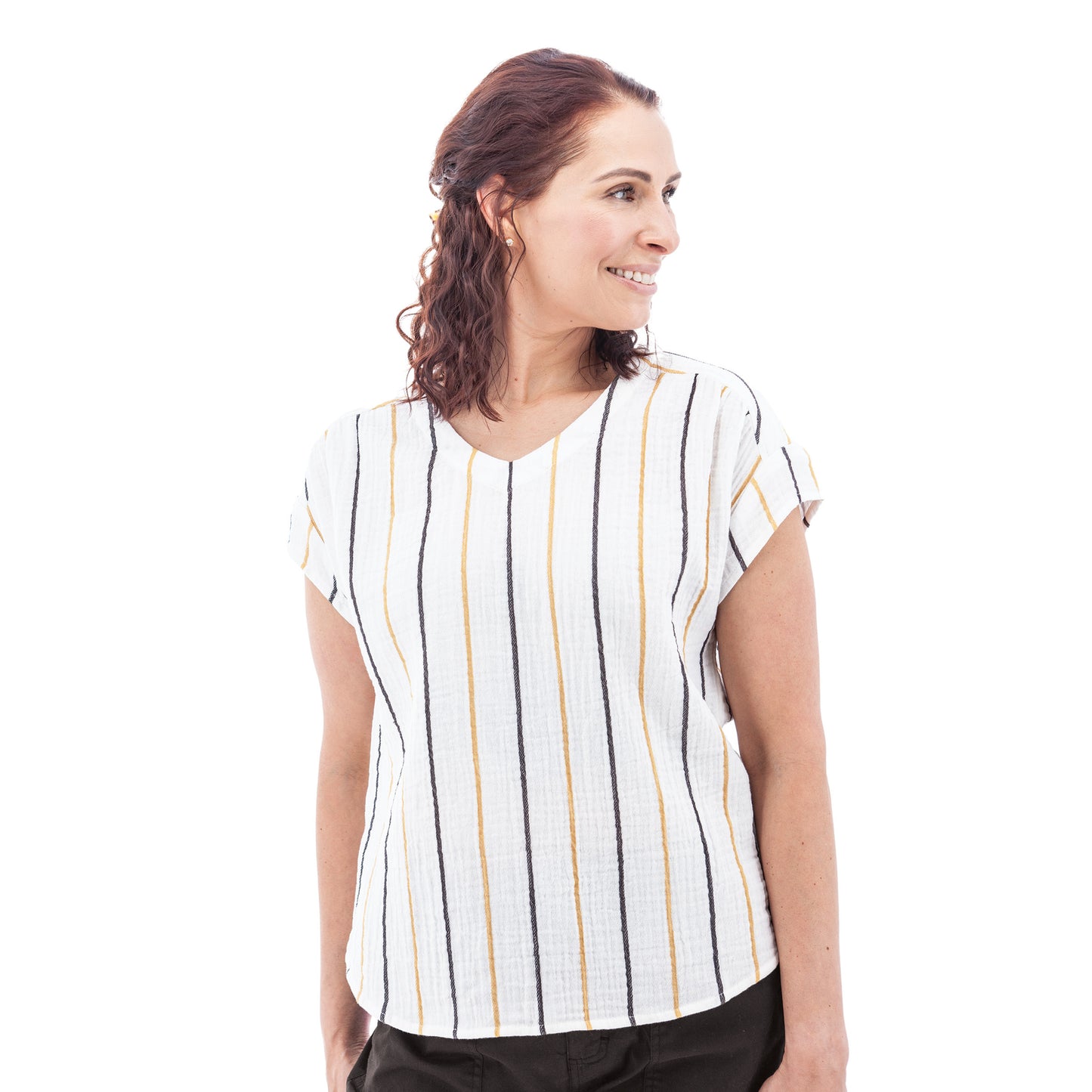 W Kelford LS Stripe Top
