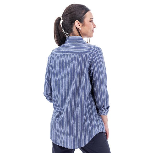 W Colmar LS Stripe Shirt