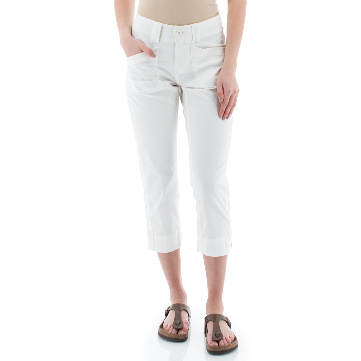 Aventura W Arden Crop Pant White