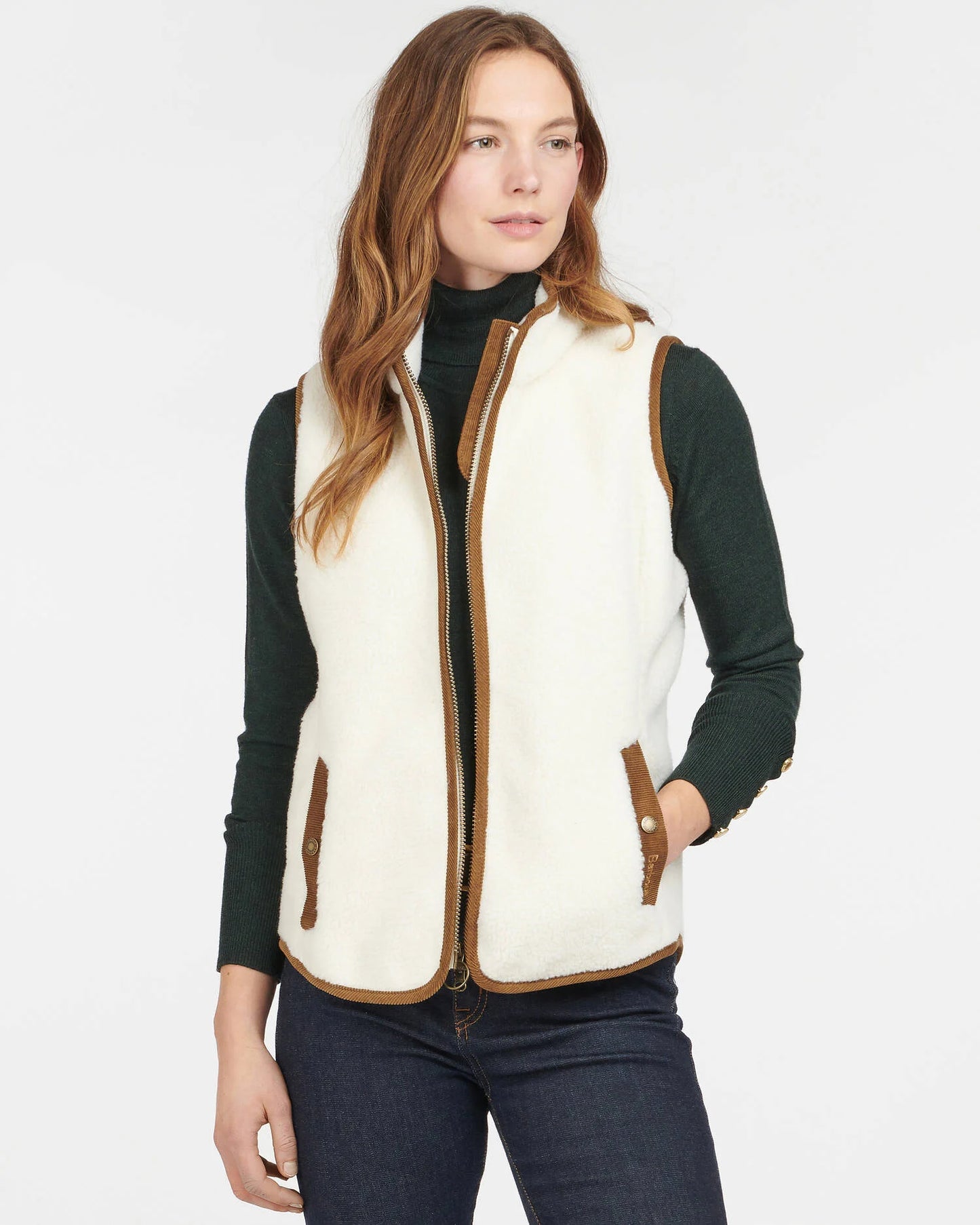 W barbour burford fleece gilet