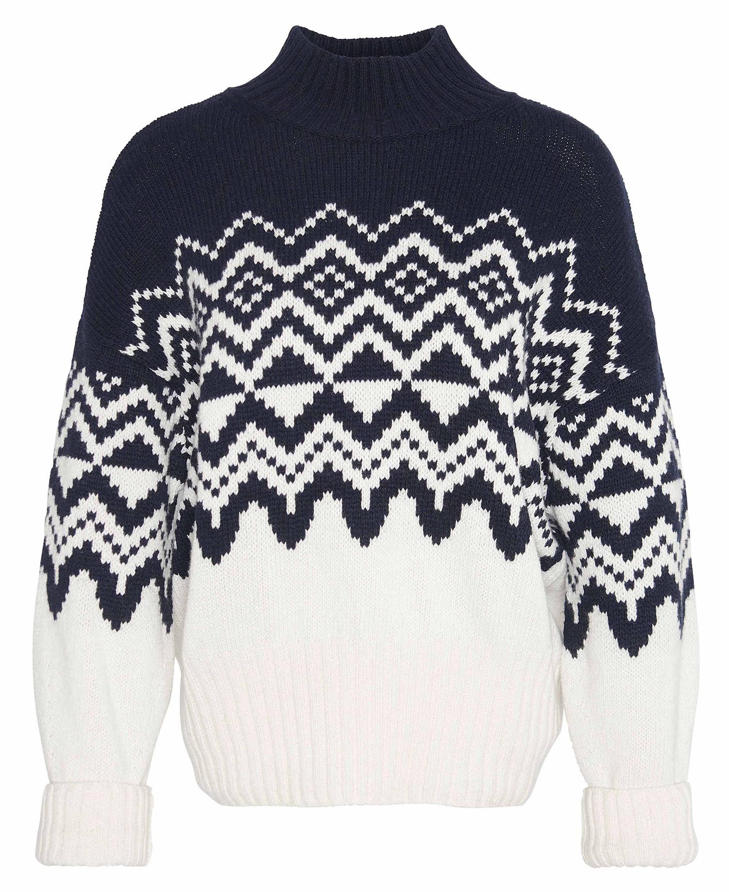 Womens Barbour Gwyn Knitted Jumper cloud