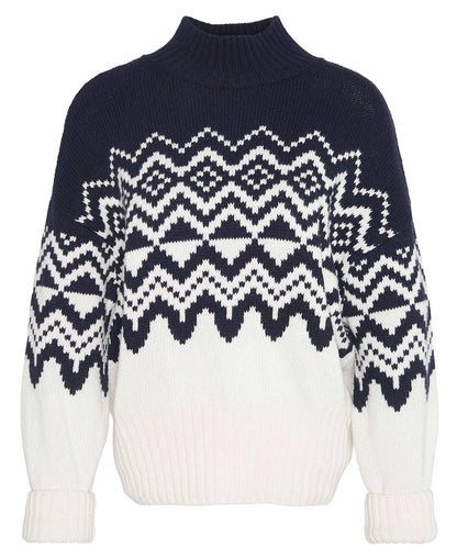 Womens Barbour Gwyn Knitted Jumper cloud