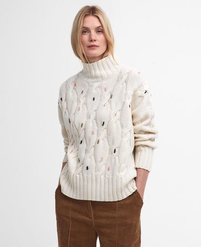 Womens Barbour Fleur Knitted Jumper