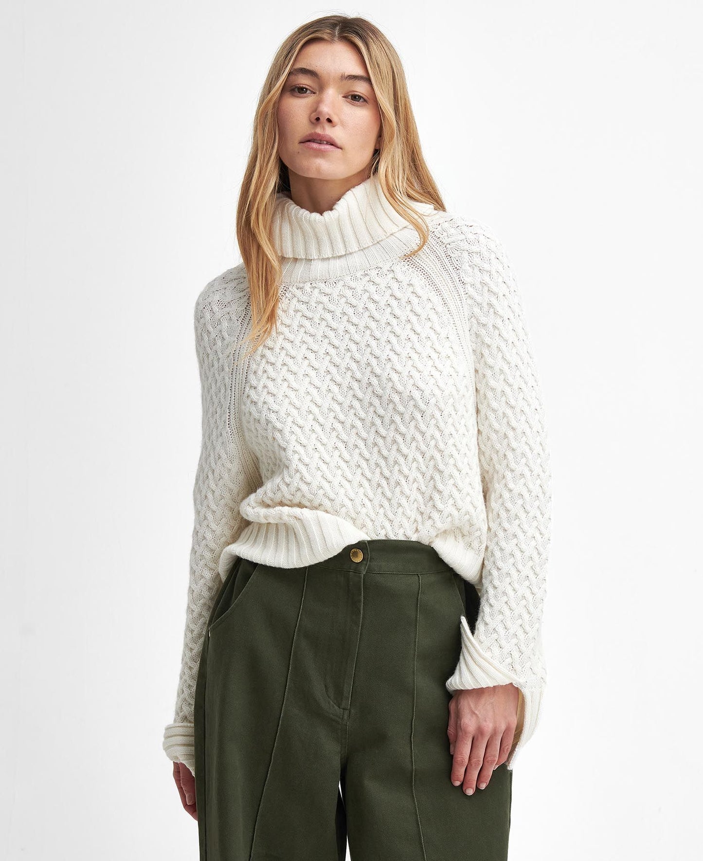 Womens Barbour Malton Knitted Jumper