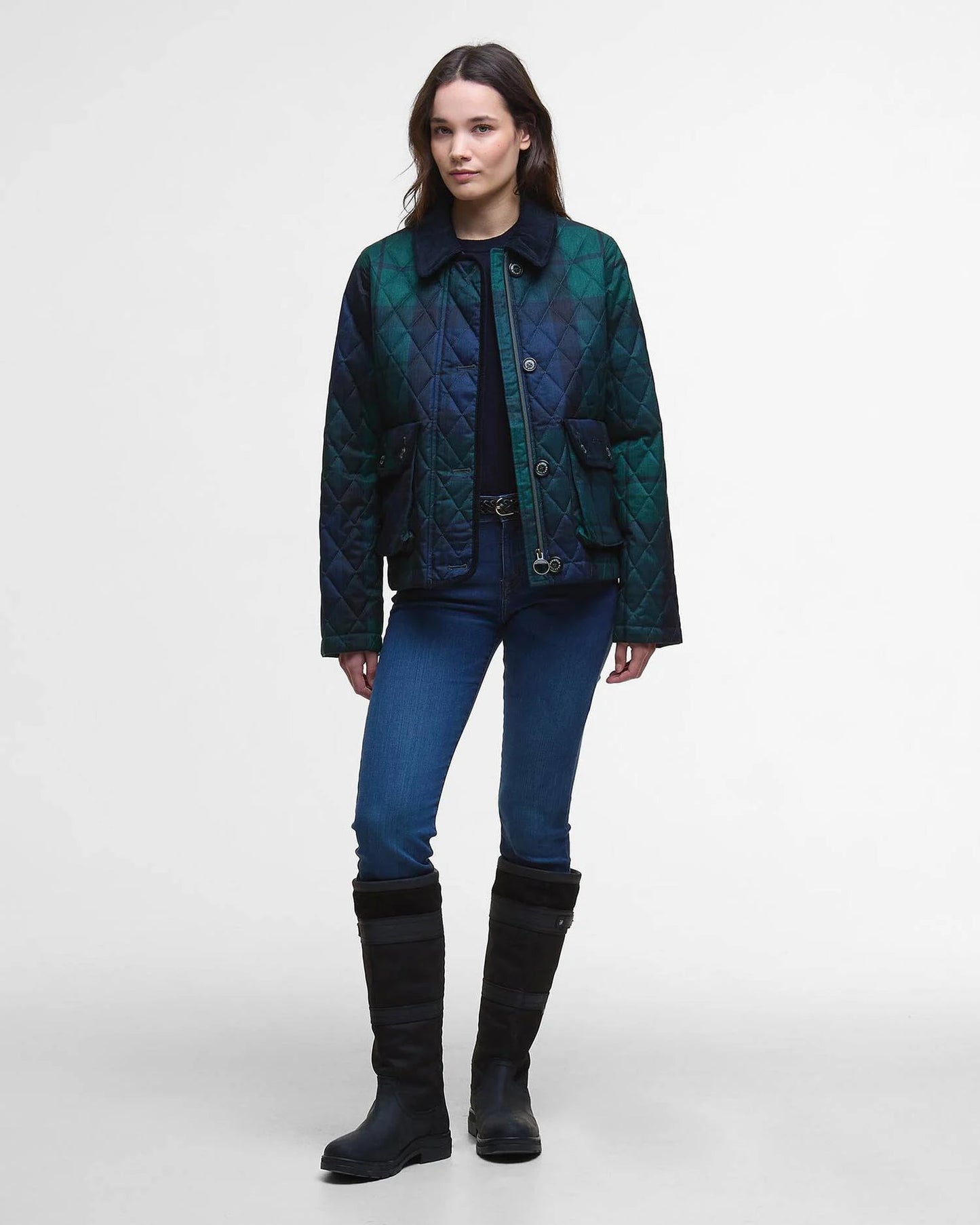 W barbour louden quilted jacket