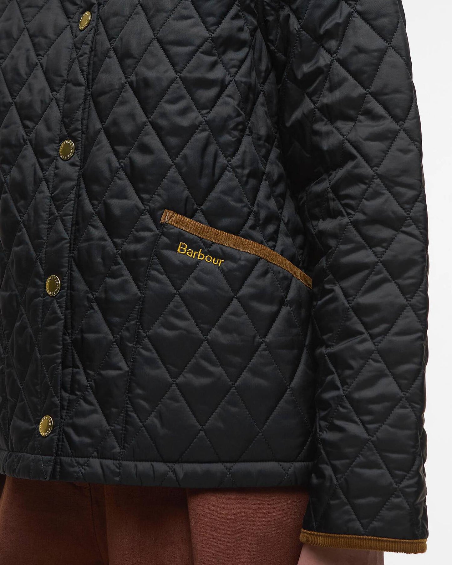 W barbour icons cropped liddesdale quilted jacket