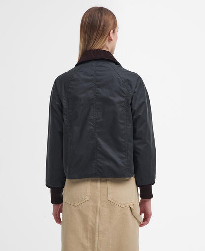 Womens Barbour Cropped Beadnell Wax