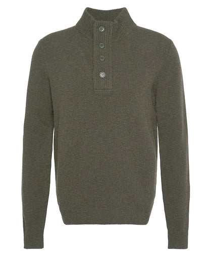 Mens Barbour Essential Patch Half Zip Knitted Jumper