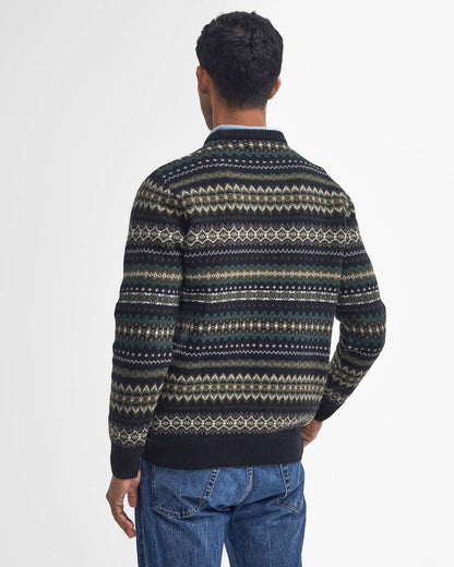 M barbour case fair isle crew neck sweater