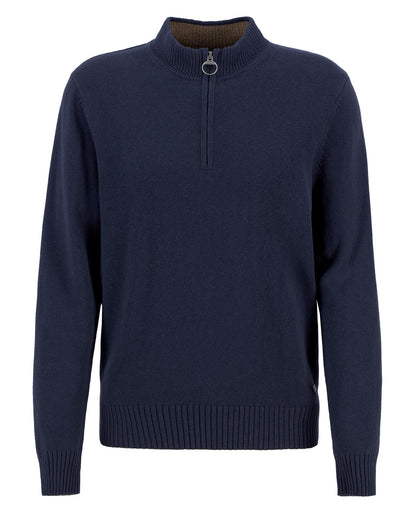 M barbour kelson half zip knitted jumper