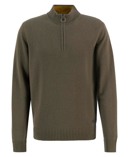 M barbour kelson half zip knitted jumper