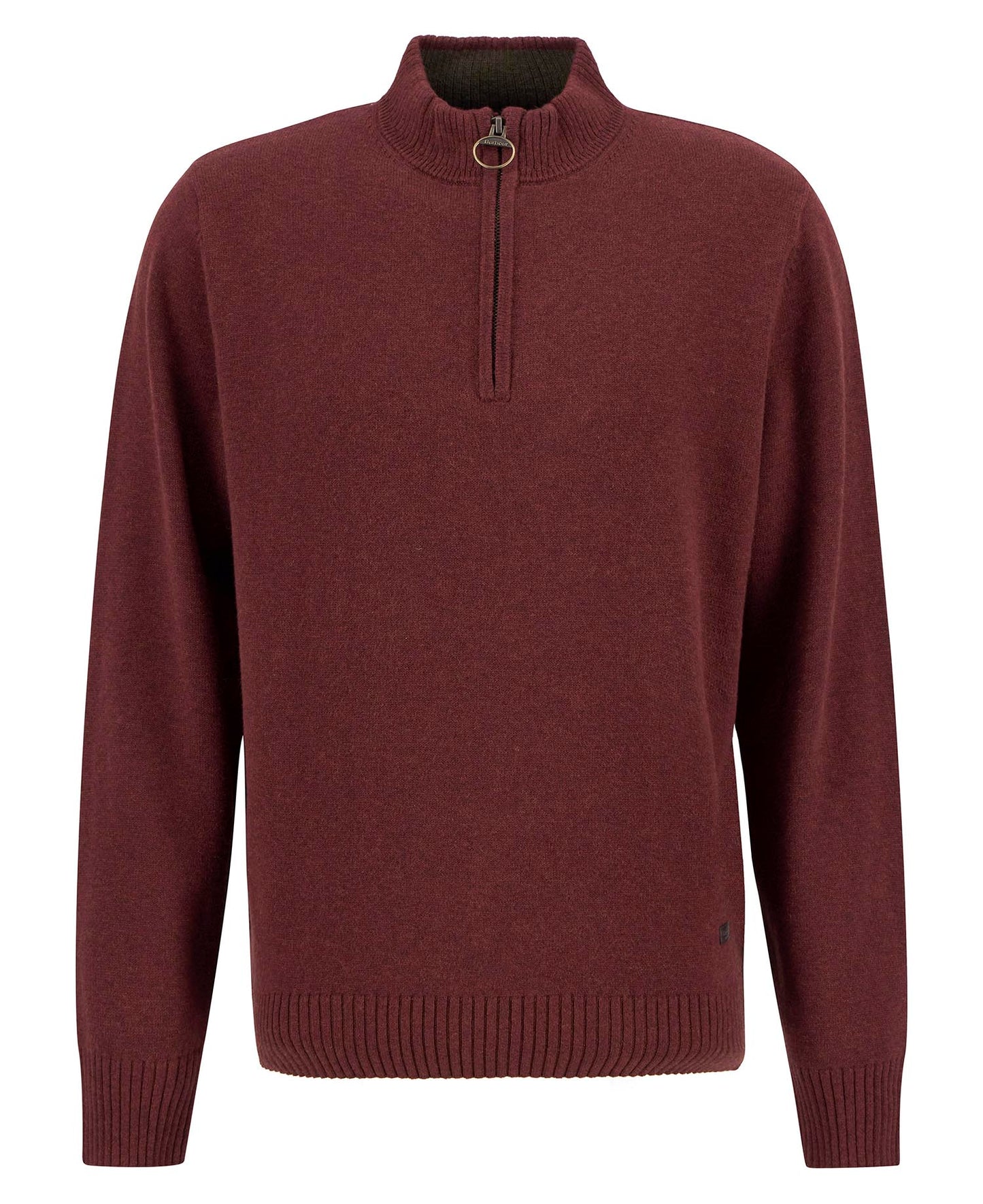 M barbour kelson half zip knitted jumper