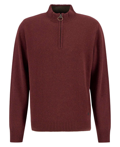 M barbour kelson half zip knitted jumper