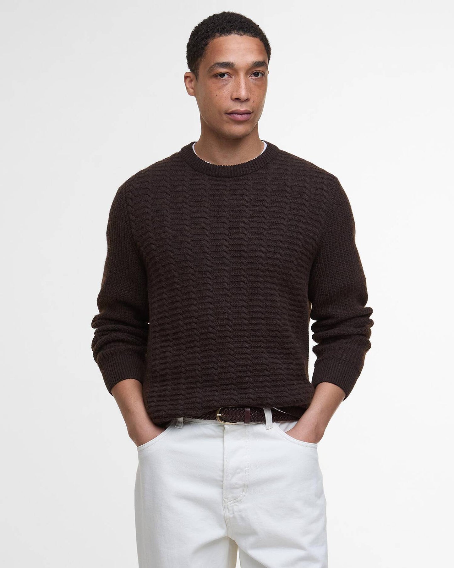 M barbour cleveland crew neck sweater