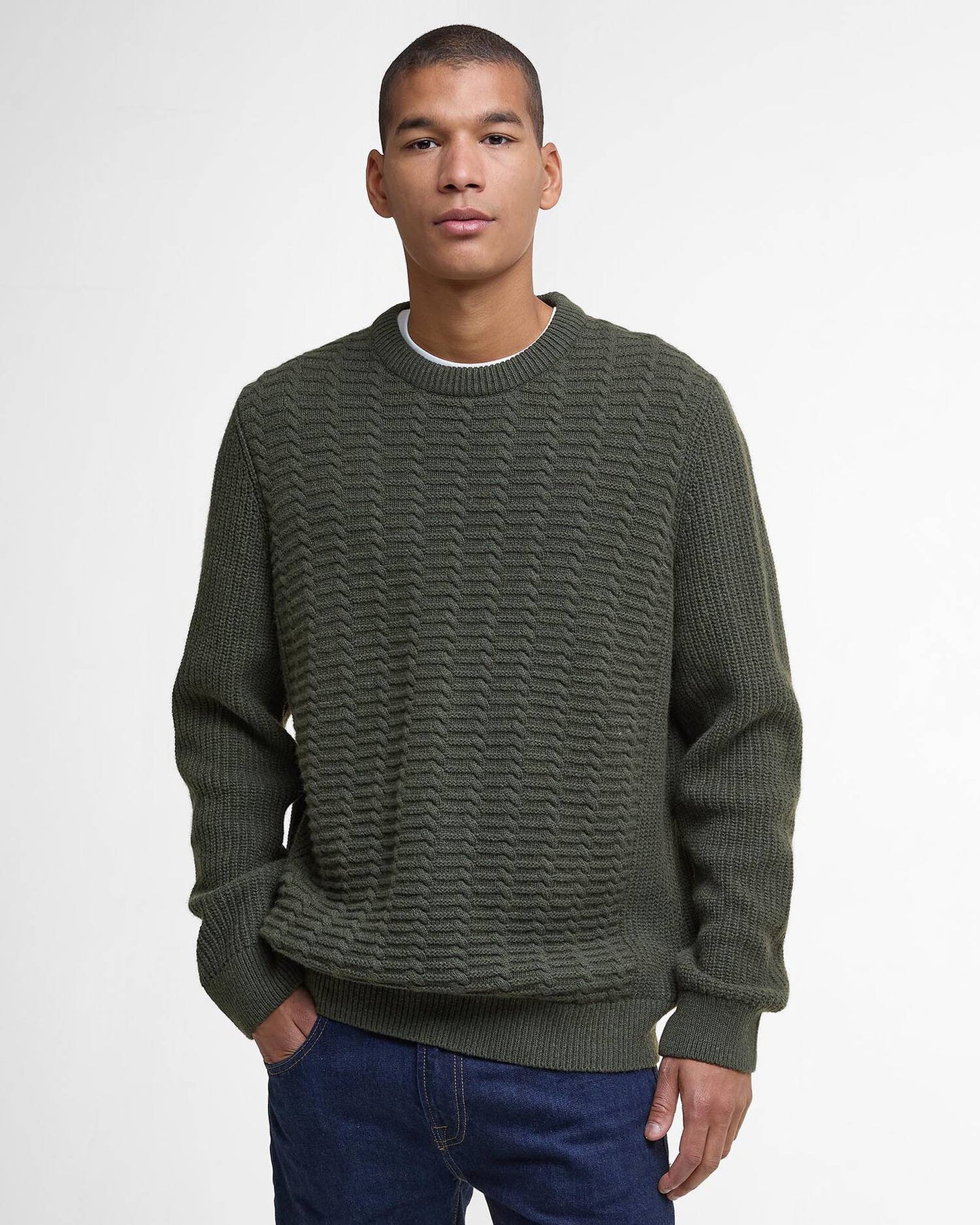 M barbour cleveland crew neck sweater