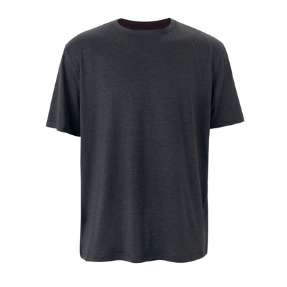 Sky Manufacturing Performance Tech Short Sleeve Heather Chambray Blue