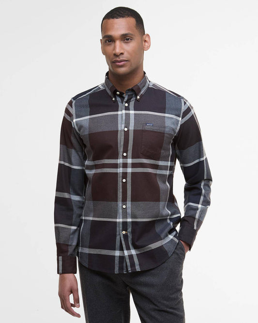 M barbour dunoon tailored tartan shirt