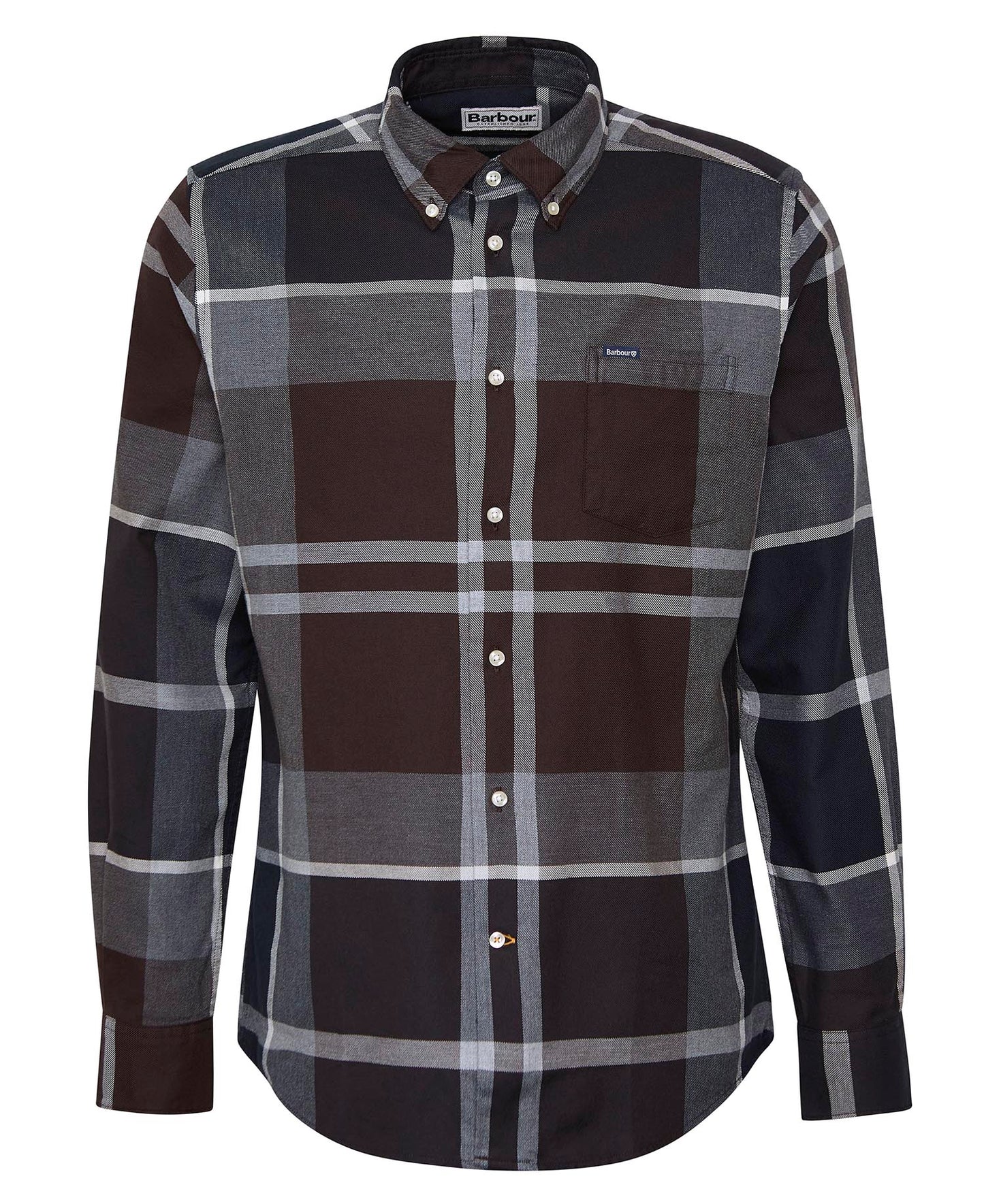M barbour dunoon tailored tartan shirt
