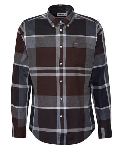 M barbour dunoon tailored tartan shirt