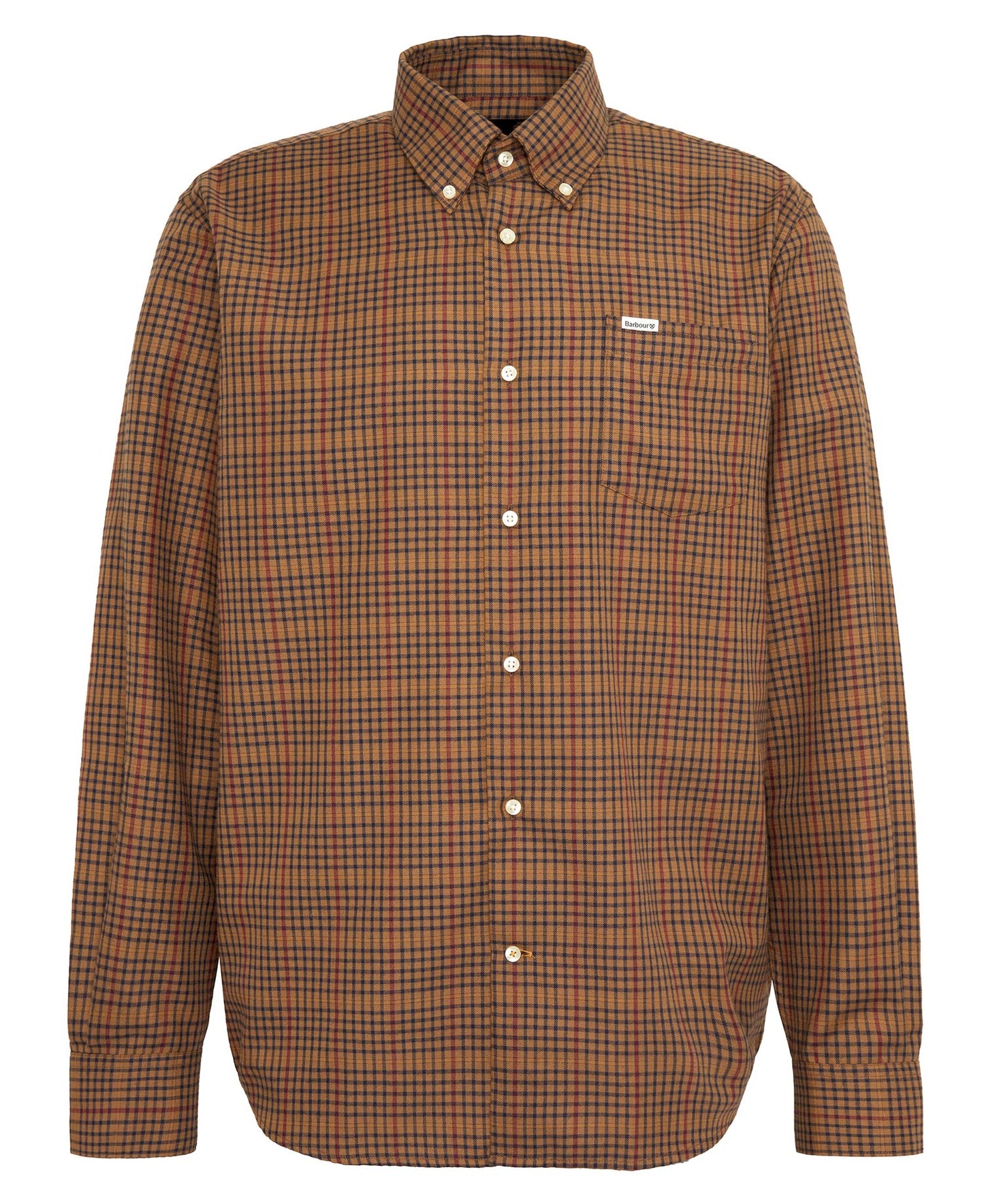 M barbour henderson regular thermo weave checked shirt