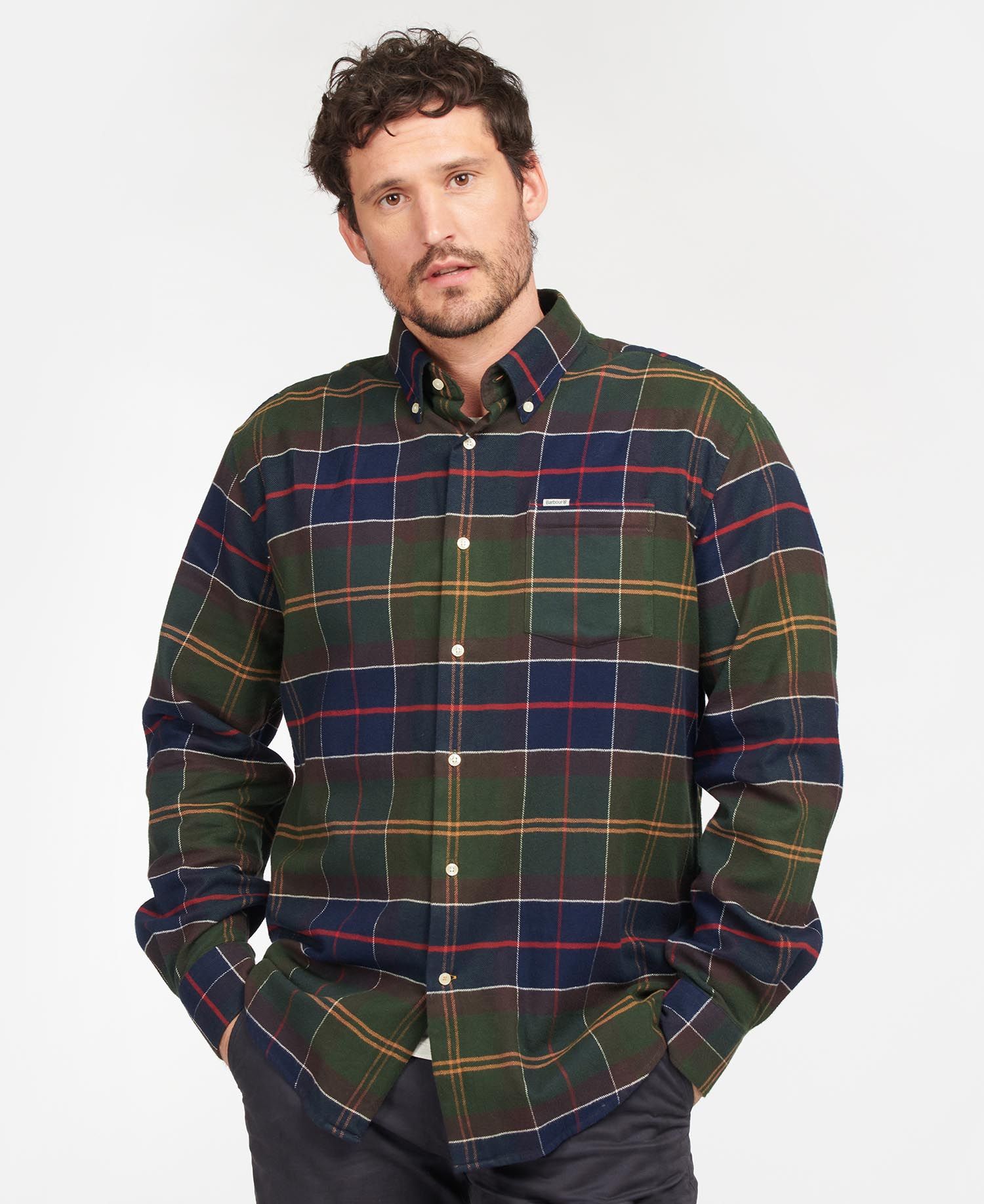Mens Barbour Hogside Regular Tartan Shirt classic tartan