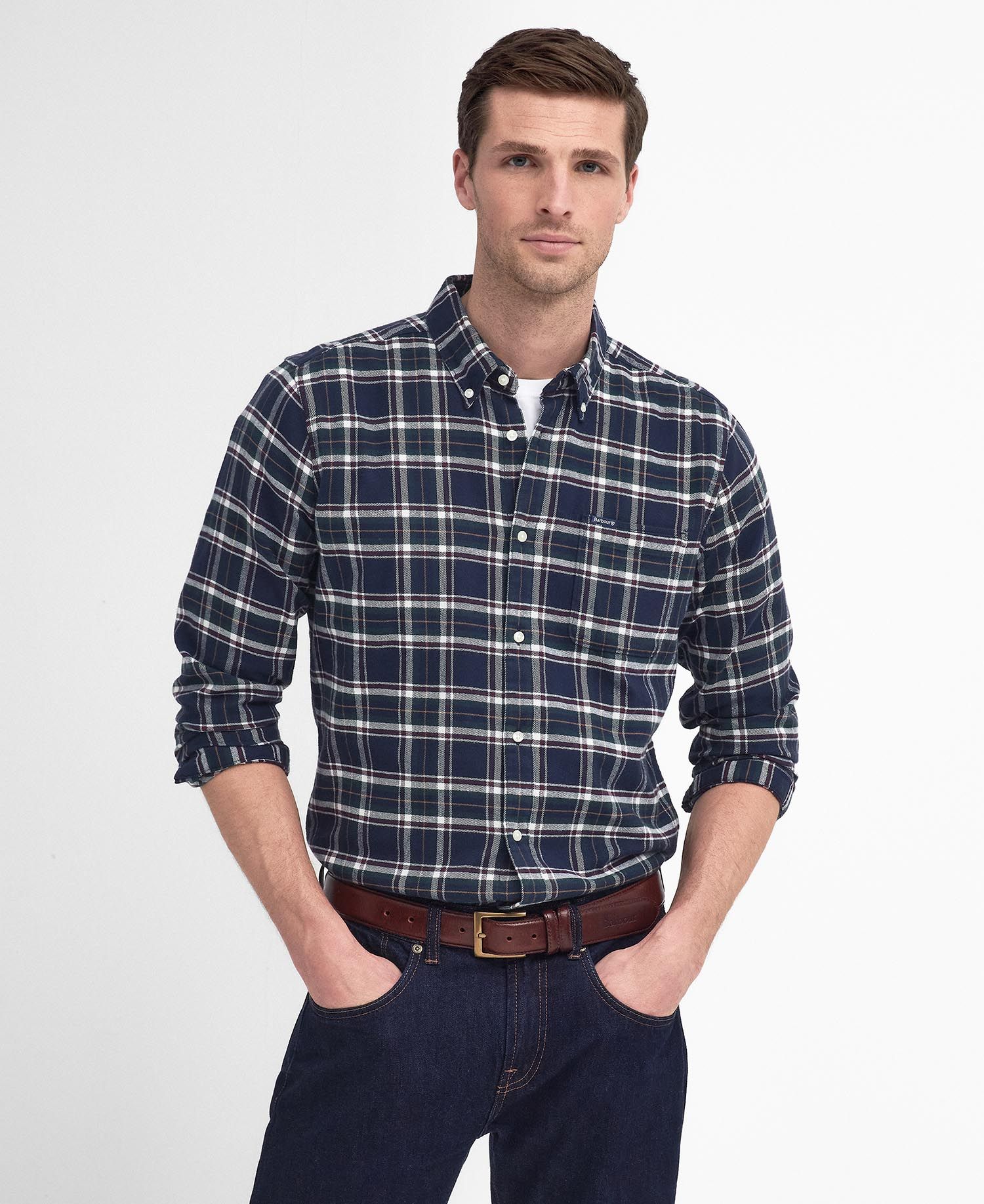 Mens Barbour Drumhill Tailored Checked Shirt