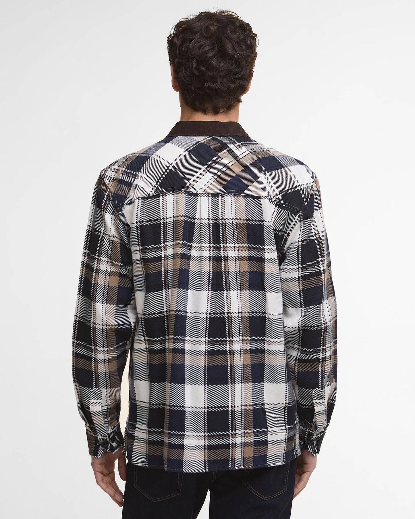 M barbour grasmoor relaxed checked shirt