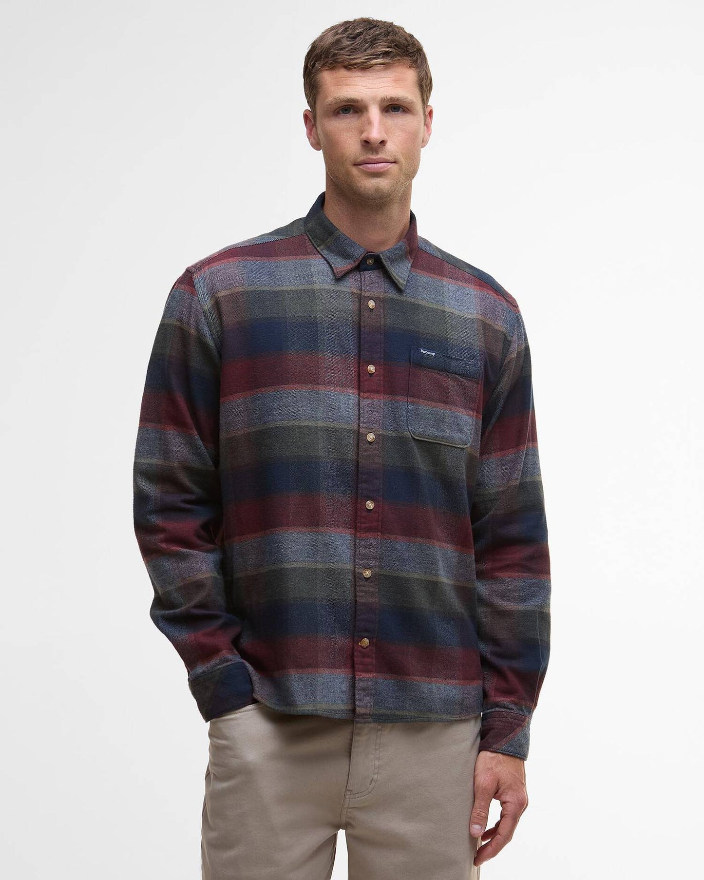 M barbour copswell relaxed checked shirt