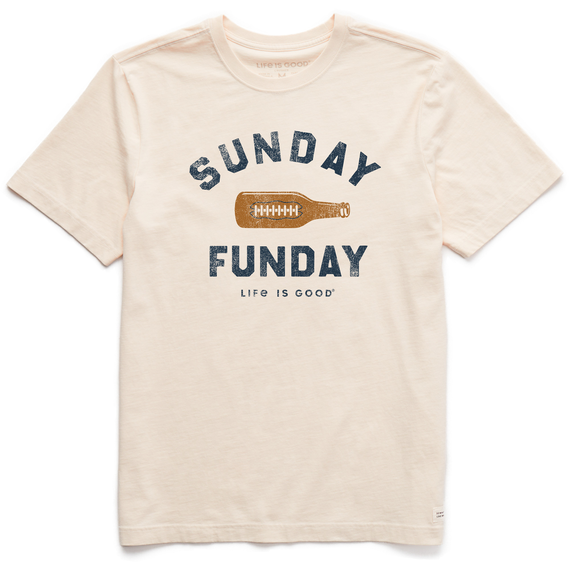 Life Is Good M Ss Crusher Tee Footbeer Putty White