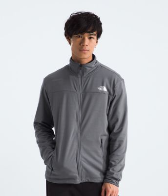 The North Face Cedar Trail Grid Fleece Full Zip Jacket Smoked Pearl