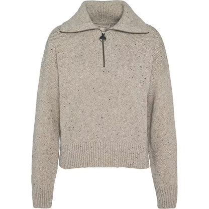 Womens Barbour Lavensdale Half Zip Knitted Jumper