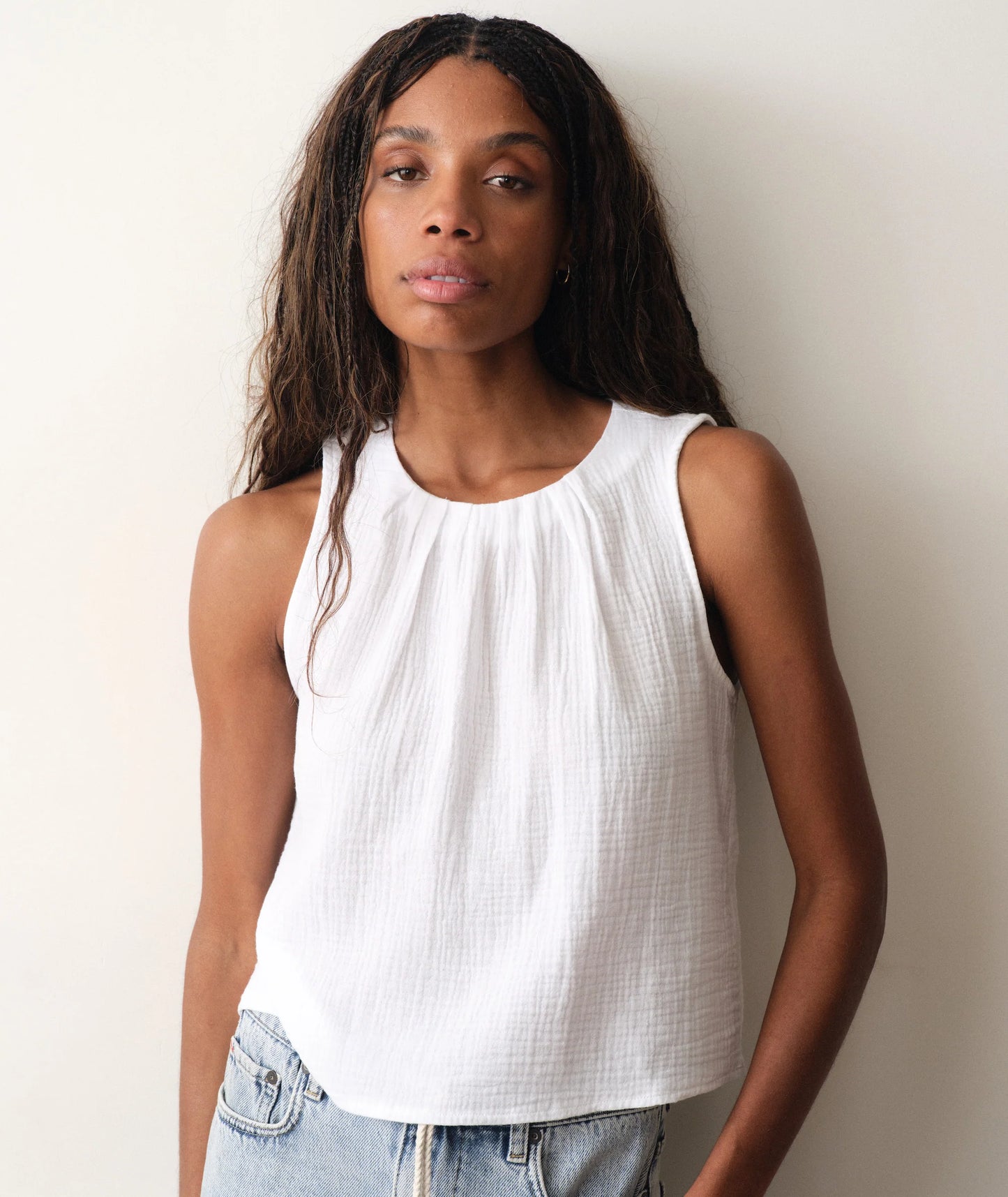 W Serena High Neck Tank