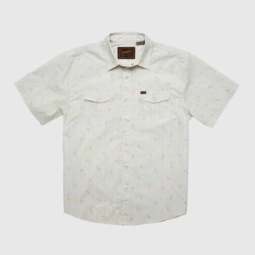 Hibiscus Ribbons : Riverbed Oxford / Large