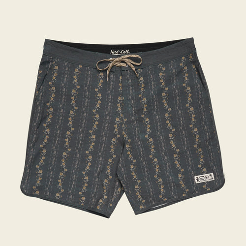 Hibiscus Ribbons : Antique Black / 36