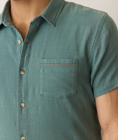 Mens Classic Stretch Selvage Shirt