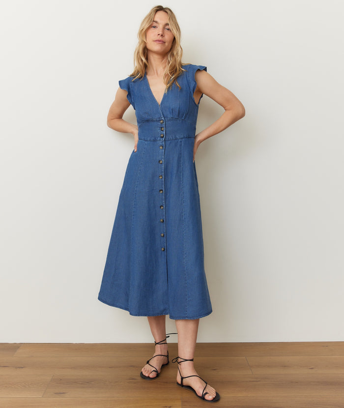 Womens Camila Midi Dress
