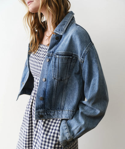 W Cropped Denim Jacket