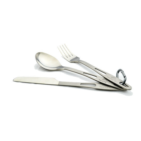 TOAKS Titanium 3-Piece Cutlery Set TOAKS Outdoor