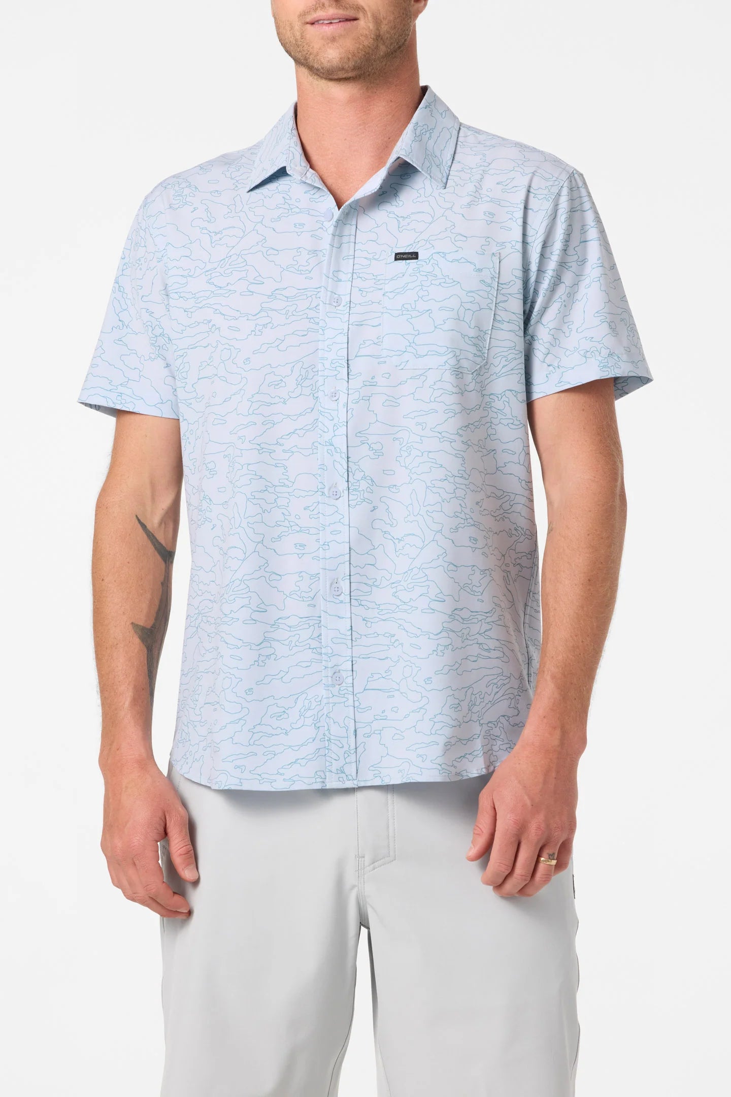 M TRVLR UPF TRAVERSE STANDARD SS WOVEN SHIRT