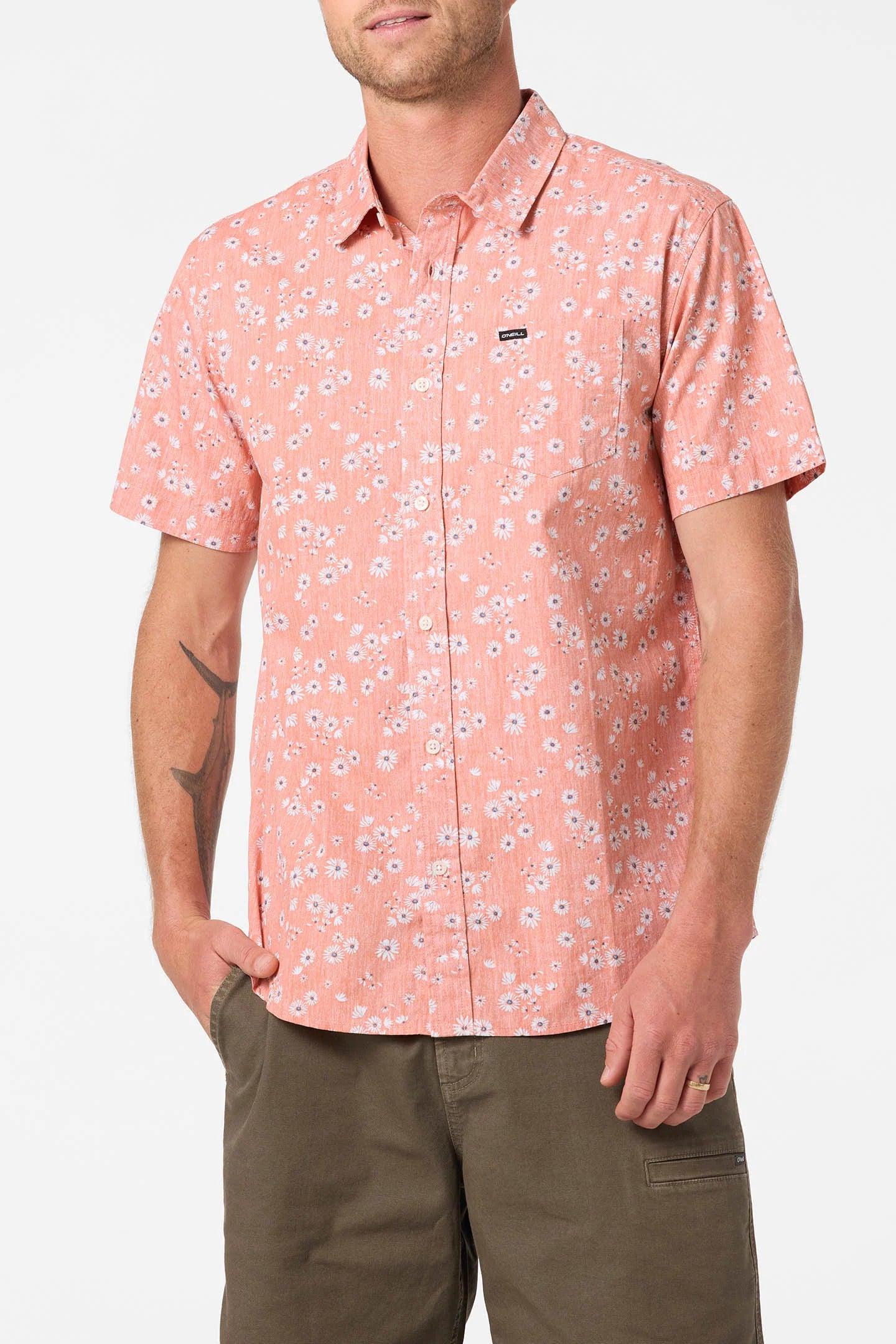 M TERRACE STANDARD SS WOVEN SHIR