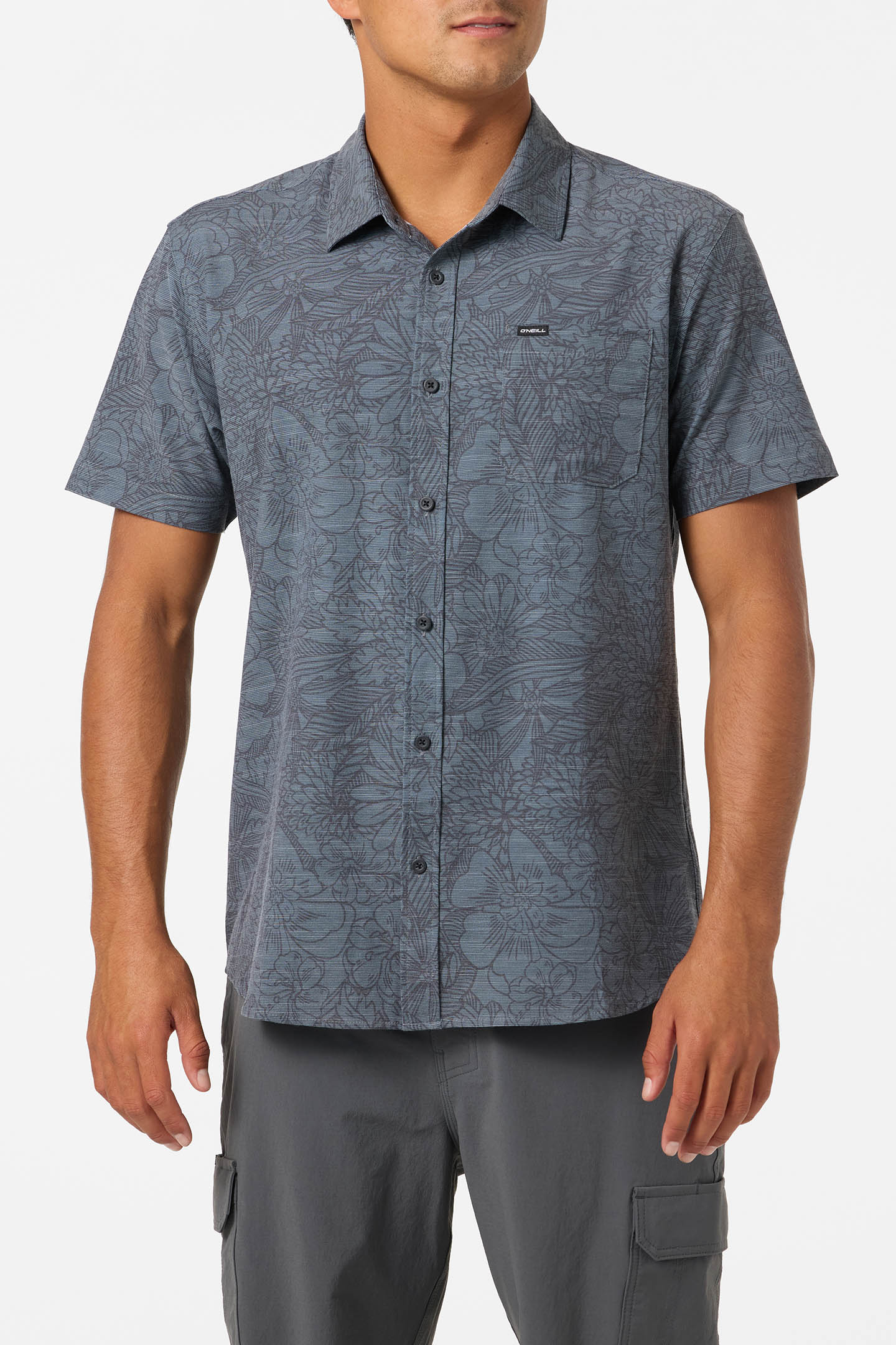 M UPF SLUB STANDARD SS WOVEN SHI