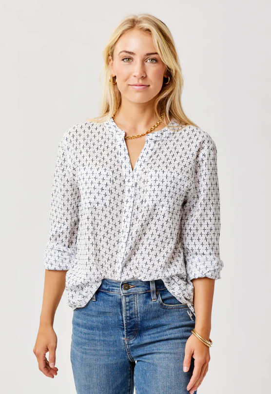 Womens Dylan Gauze Tunic Carve Designs