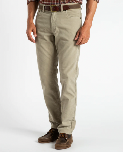 Duckhead M Holston Corduroy 5-pocket 32" Ins KHAKI