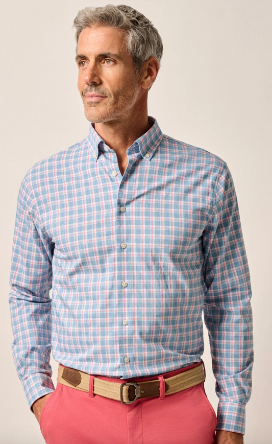 Mens Performance Button Up Shirt - Dane