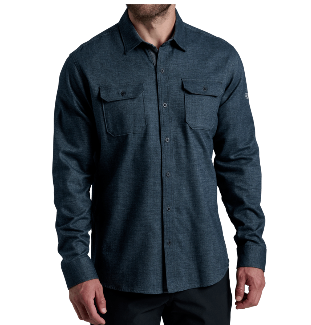 Kuhl Descendr Flannel Ls Deep Abyss