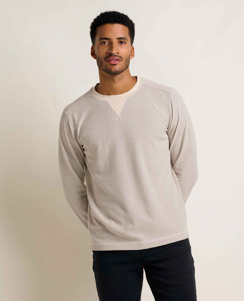 heather grey stripe / M