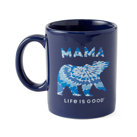 Life Is Good Jake's Mug TIE DYE MAMA BEAR