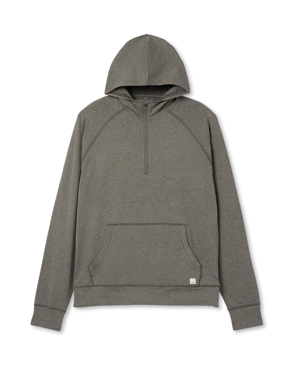 Vuori Ponto Performance 1/2 Zip Hoodie Warm Grey Heather