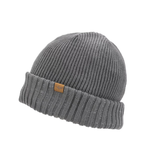 Mens Waterproof Cold Weather Roll Cuff Beanie