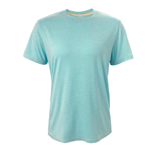 Sky Manufacturing Performance Tech Short Sleeve - Classic Fit Heather Deep Periwinkle